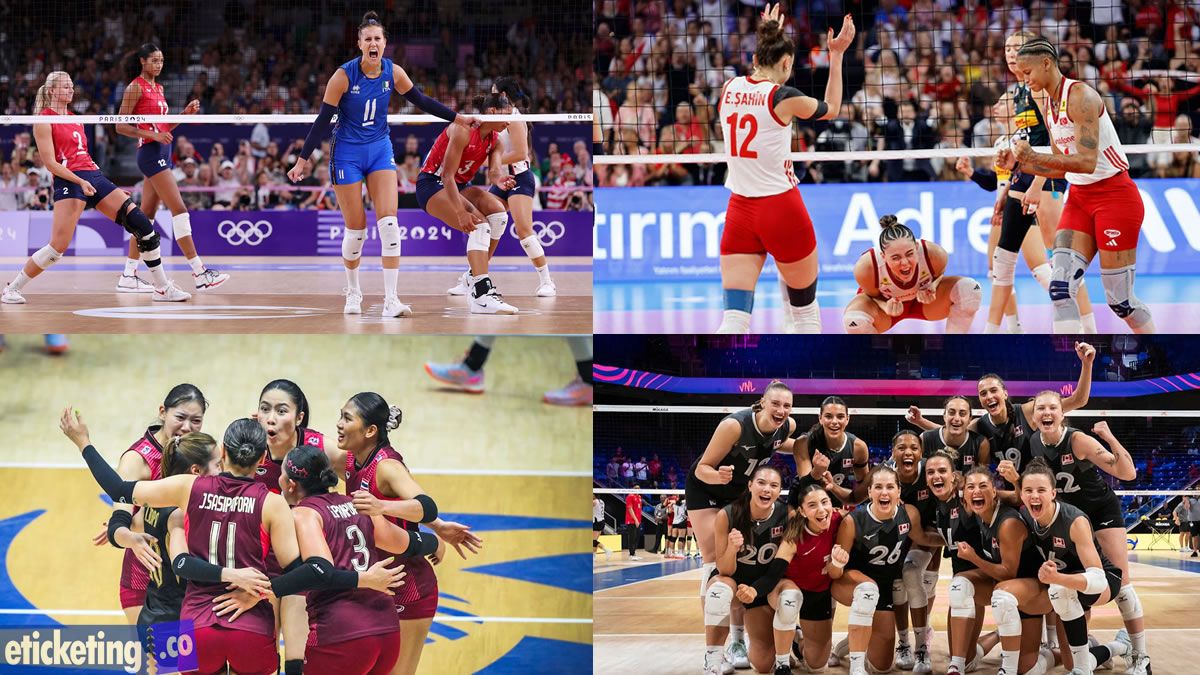 Olympic Tickets: LA 2028 Women Volleyball Six Teams Qualified Six Spots Left
