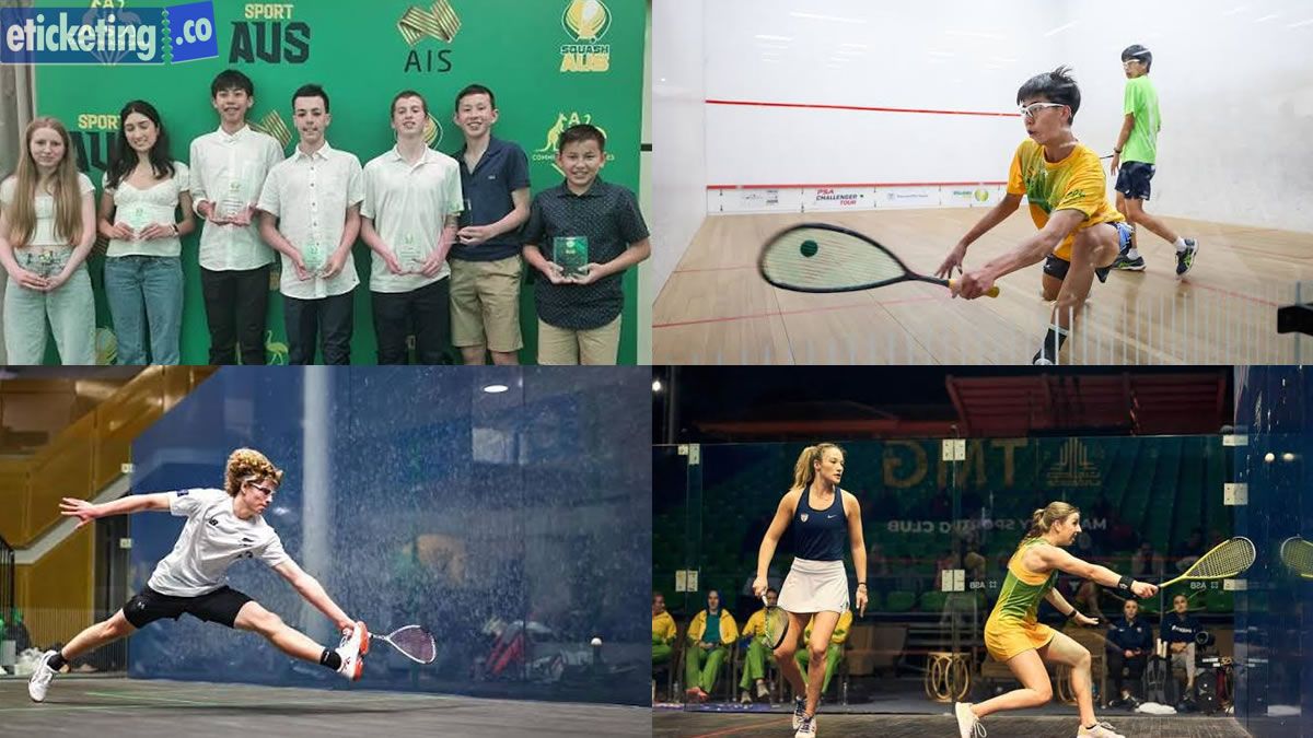 Olympic Squash Tickets: Australian top junior squash players Eye LA 2028 Dreams